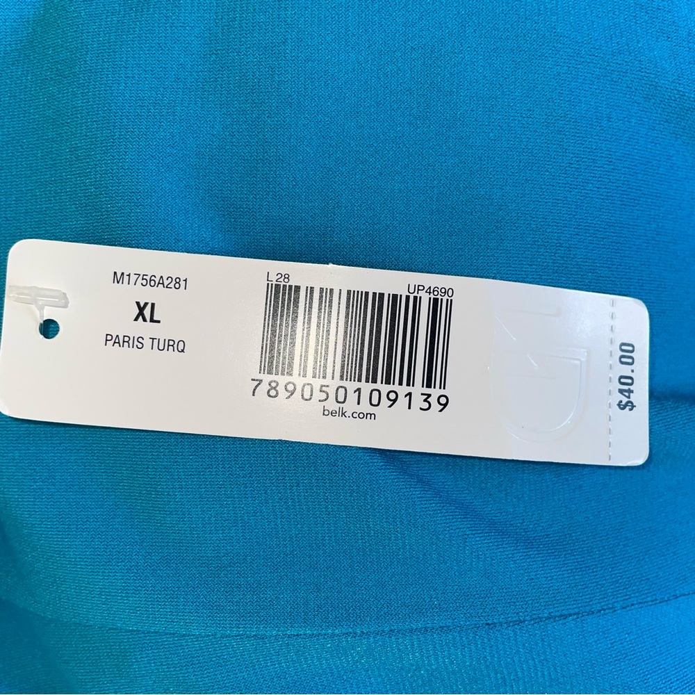 Embellished Turquoise Sleeveless Top New Directions XL - Picture 5 of 6